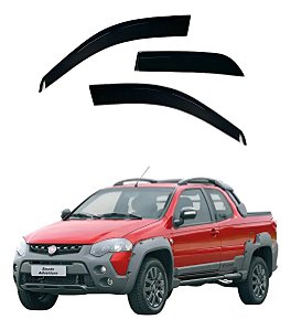 Jogo Calha Defletor Chuva ecoflex 40022A strada 2013 a 2019 3 portas