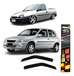 Jogo Calha Defletor Chuva ecoflex 40004A Corsa Pick-up Corsa 1994 a 2002 2 Portas