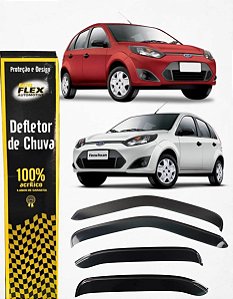 Jogo Calha Defletor Chuva ecoflex 30011A fiesta segunda geração 2003 a 2014 4 portas