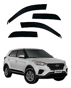 Jogo Calha Defletor Chuva ecoflex 16014A creta 2017 a 2011 4 portas