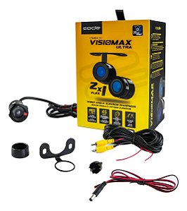 Câmera de Ré Code 1080p Full HD 2 em 1 com Linhas Dinâmicas
