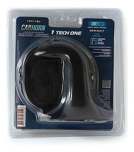 Buzina Caracol tech one 12v grave Plug para clio kangoo PW-E-3012