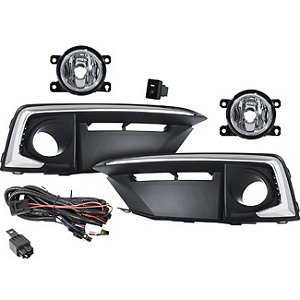 Kit farol milha auxiliar shocklight New Civic 2020 em diante SL-112210