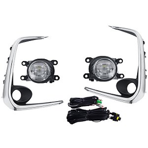 Kit farol milha auxiliar led shocklight Corolla 2020 em diante SL-251510CR