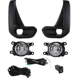 Kit farol milha auxiliar led shocklight hilux 2021 em diante SL-251710LED