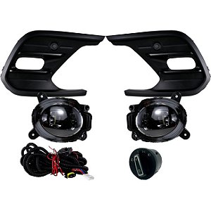Kit farol milha auxiliar led shocklight Polo 2023 em diante Comfortline Sense Tsi Mpi SL-263210LED