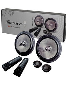 Kit Alto Falante 2 Vias 6 polegadas hurricane Samurai 6.2 250w Rms