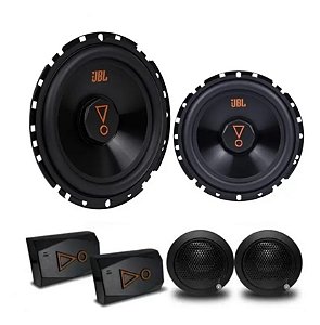 Par alto falante kit 2 vias Jbl Multisystem 6 polegadas 160wrms 62vms80