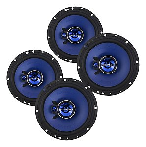 kit com 4 alto falantes Hurricane triak 6 polegadas totalizando 200wrms