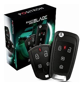 Alarme automotivo para Carro Positron Cyber Ex360 Blade com chave canivete px80