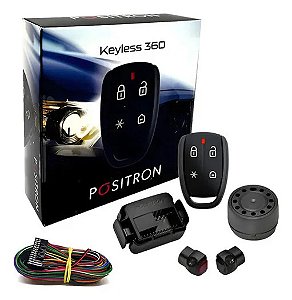 Alarme automotivo para carro positron keyless kl360 com controle remoto presença
