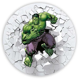 Painel Redondo - Hulk - Sublimado 3D