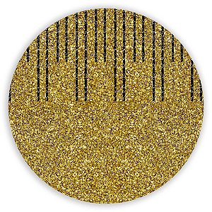 Painel Redondo - Glitter  - Sublimado 3D