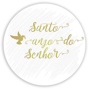 Painel Redondo - Santo Anjo - Sublimado 3D