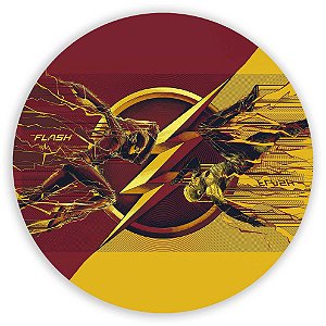 Painel Redondo - The Flash - Sublimado 3D