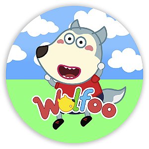 Painel Redondo - Wolfoo  - Sublimado 3D