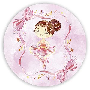 Painel Redondo - Bailarina - Sublimado 3D