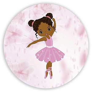 Painel Redondo - Bailarina  - Sublimado 3D