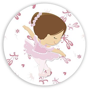 Painel Redondo - Bailarina  - Sublimado 3D