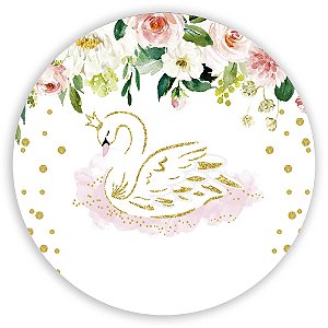 Painel Redondo - Cisne - Sublimado 3D