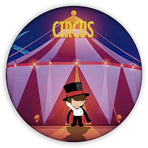 Painel Redondo - Circo  - Sublimado 3D
