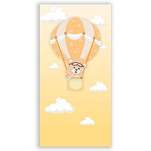 Faixa Lateral - Ursinha Baloeira Amarela - Sublimado 3D