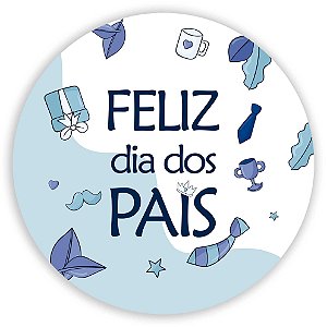 Painel Redondo - Dia dos Pais - Sublimado 3D