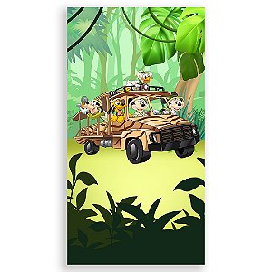 Faixa Lateral - Mickey Safari - Sublimado 3D