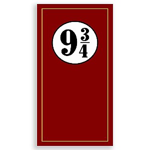 Faixa Lateral - Harry Potter - Sublimado 3D