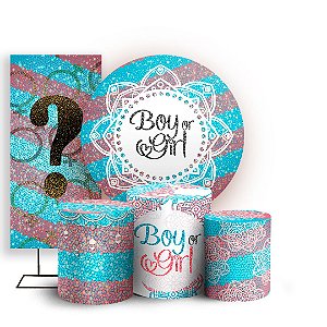 KIT Redondo Trio e Faixa - Revelação - Sublimado 3D