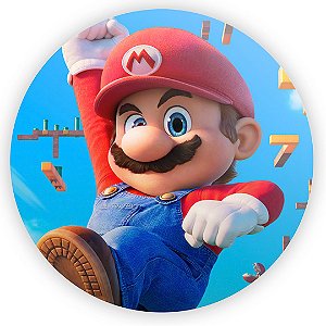 Painel Redondo - Super Mario Bros - Sublimado 3D