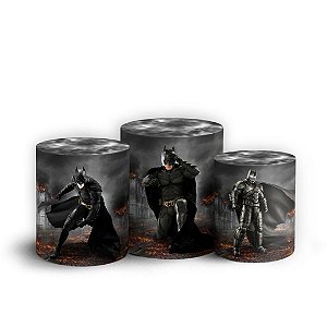 Trio Cilindro -  Batman - Sublimado 3D + Elástico
