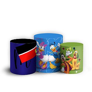 Trio Cilindro - Mickey - Sublimado 3D + Elástico