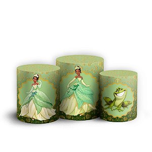 Trio Cilindro - Tiana - Sublimado 3D + Elástico