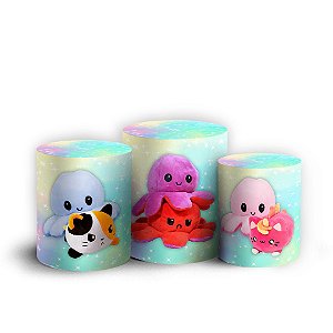 Trio Cilindro - Pop It Fidget Toys - Sublimado 3D + Elástico