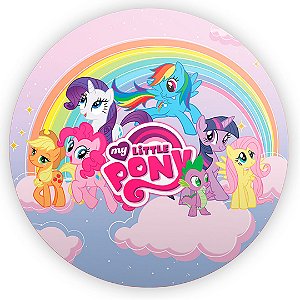 Painel Redondo - My Little Pony - Sublimado 3D