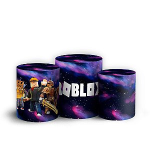 Trio Cilindro - Roblox - Sublimado 3D + Elástico
