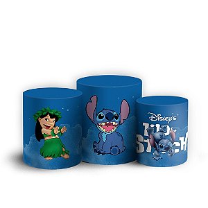 Trio Cilindro - Lilo e Stitch - Sublimado 3D + Elástico