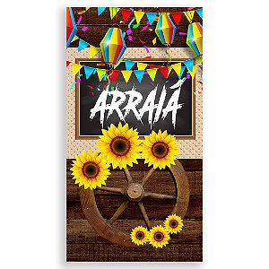 Faixa Lateral - Festa Junina - Sublimado 3D