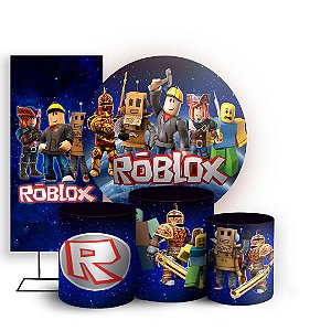 KIT Redondo Trio e Faixa - Roblox - Sublimado 3D