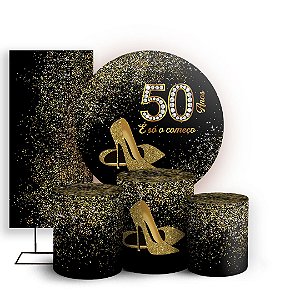 KIT Redondo Trio e Faixa - Idade - Sublimado 3D