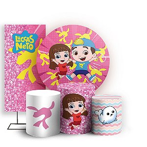 KIT Redondo Trio e Faixa - Luccas Neto - Sublimado 3D