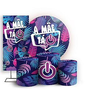 KIT Redondo Trio e Faixa - A Mãe Ta On - Sublimado 3D