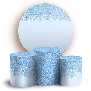 KIT Redondo e Trio - Glitter - Sublimado 3D