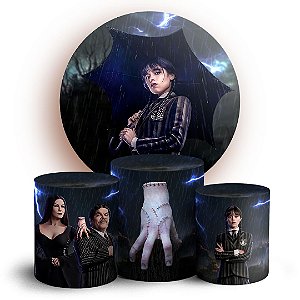 KIT Redondo e Trio - Wandinha - Sublimado 3D