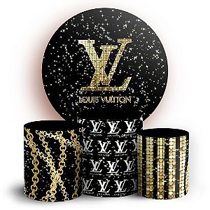 KIT Redondo e Trio - Louis Vuitton - Sublimado 3D