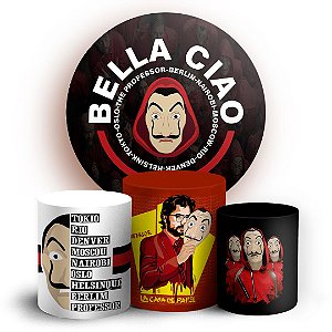 KIT Redondo e Trio - La Casa de Papel - Sublimado 3D