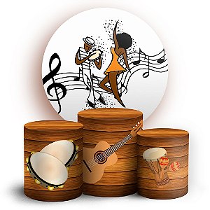 KIT Redondo e Trio - Samba - Sublimado 3D