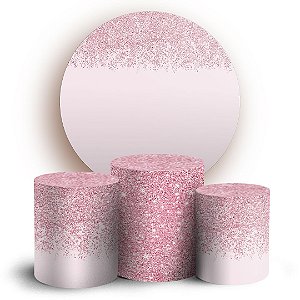 KIT Redondo e Trio - Glitter - Sublimado 3D