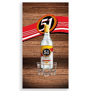 Faixa Lateral - 51 Cachaça - Sublimado 3D